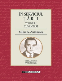 coperta carte in serviciul tarii de mihai a. antonescu